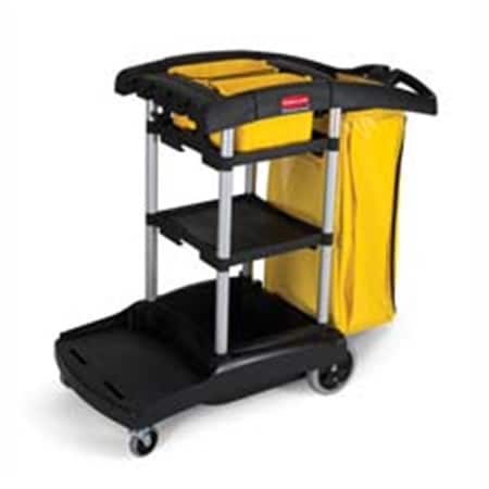 Eat-In Cleaning Cart- High Cap- 4 Casters- 21-.75 in x49-.75 in x38-3-10 in  EA1620232